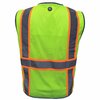 Ge Green Engineer Vest W/Contrast Trims 8 Pocket, M GV086GM